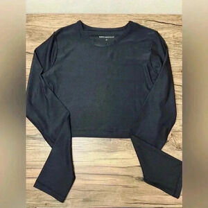 Weworewhat black crop top Size small